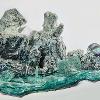 'As Above, So Below'  Acrylic, optical glass, fluorite, gel, glass, paper  2017  12" x 7" x 6"  $2200  This piece inspired a poem that was displayed at the Keck Array in the South Pole. Read more at Past Art Shows.